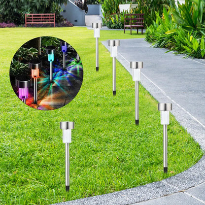 Stainless steel garden LED landscape light with waterproof IP44 rating and pastoral design