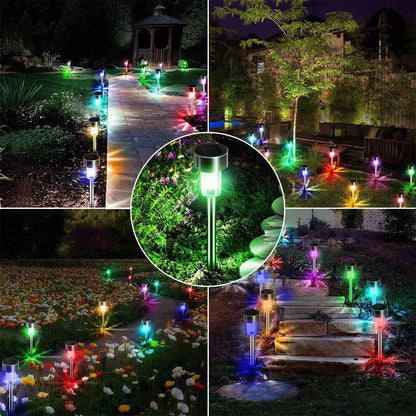 Stainless steel garden LED landscape light with waterproof IP44 rating and pastoral design