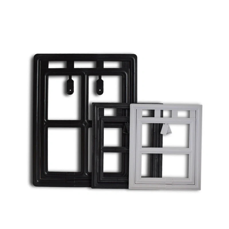 Creative Household Simple Pet Screen Door for Dogs in black and white