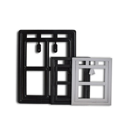 Creative Household Simple Pet Screen Door for Dogs in black and white