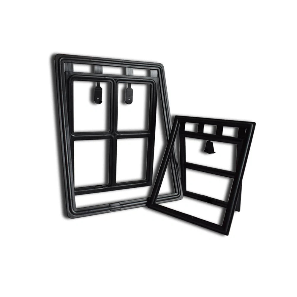 Creative Household Simple Pet Screen Door for Dogs in black and white