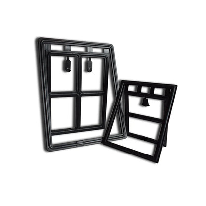 Creative Household Simple Pet Screen Door for Dogs in black and white