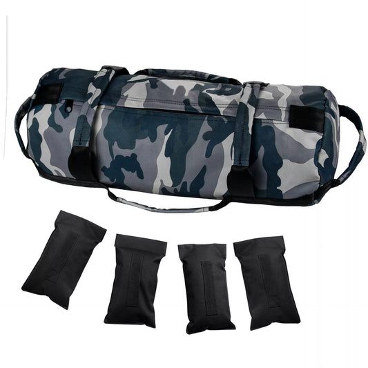 Camouflage Sports Fitness Weightlifting Bag in 900D Oxford cloth
