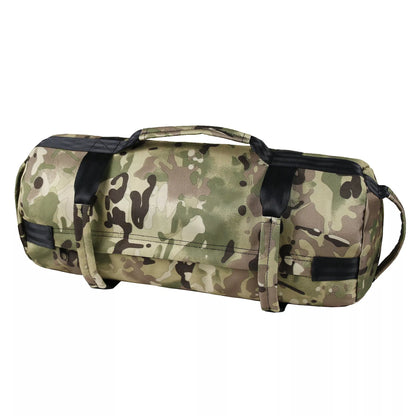 Camouflage Sports Fitness Weightlifting Bag in 900D Oxford cloth