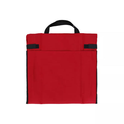 Portable outdoor folding chair with backrest in royal blue, red, or black