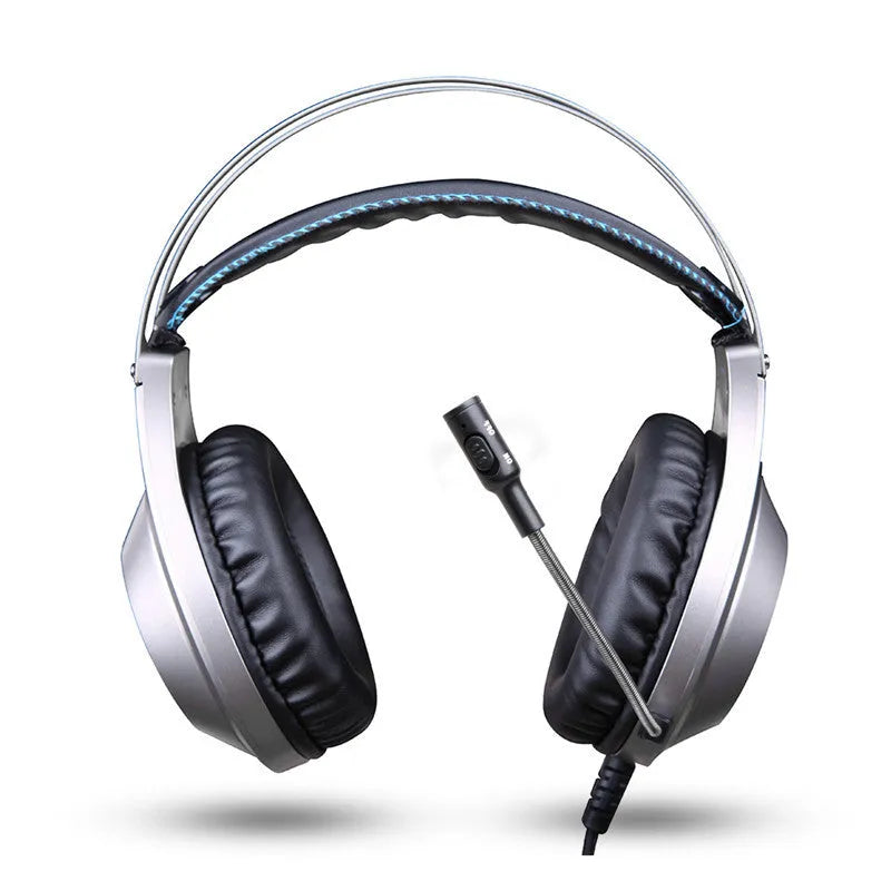 Computer headset with microphone for PC gaming and desktop use, wired USB connection with 20-20000 Hz frequency response range and 32Ω impedance, featuring head-mounted design and moving coil sound principle in black colour