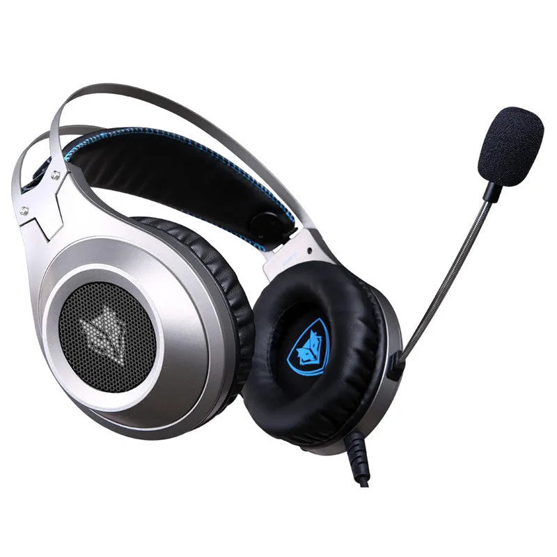 Black wired USB computer headset with microphone for desktop PC and notebook use