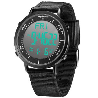 Shifenmei digital sports waterproof watch with casual design and 10m water resistance rating