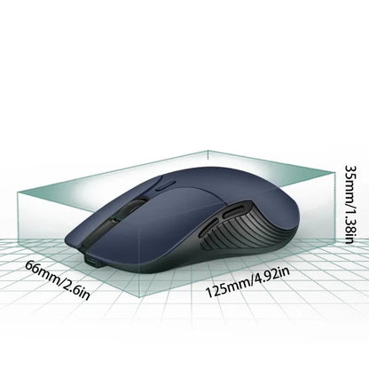 Blue Smart Voice Mouse 2.4G wireless computer mouse with voice control button and translation features