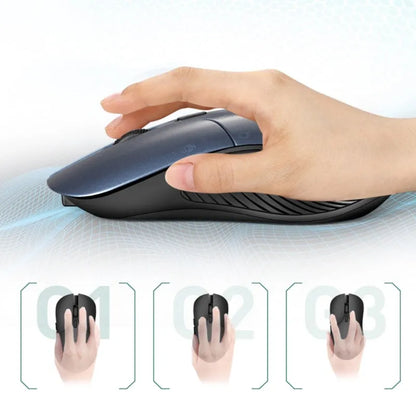 Blue Smart Voice Mouse 2.4G wireless computer mouse with voice control button and translation features