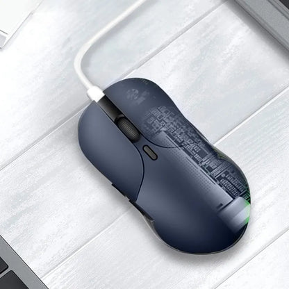 Blue Smart Voice Mouse 2.4G wireless computer mouse with voice control button and translation features
