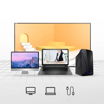 Blue Smart Voice Mouse 2.4G wireless computer mouse with voice control button and translation features
