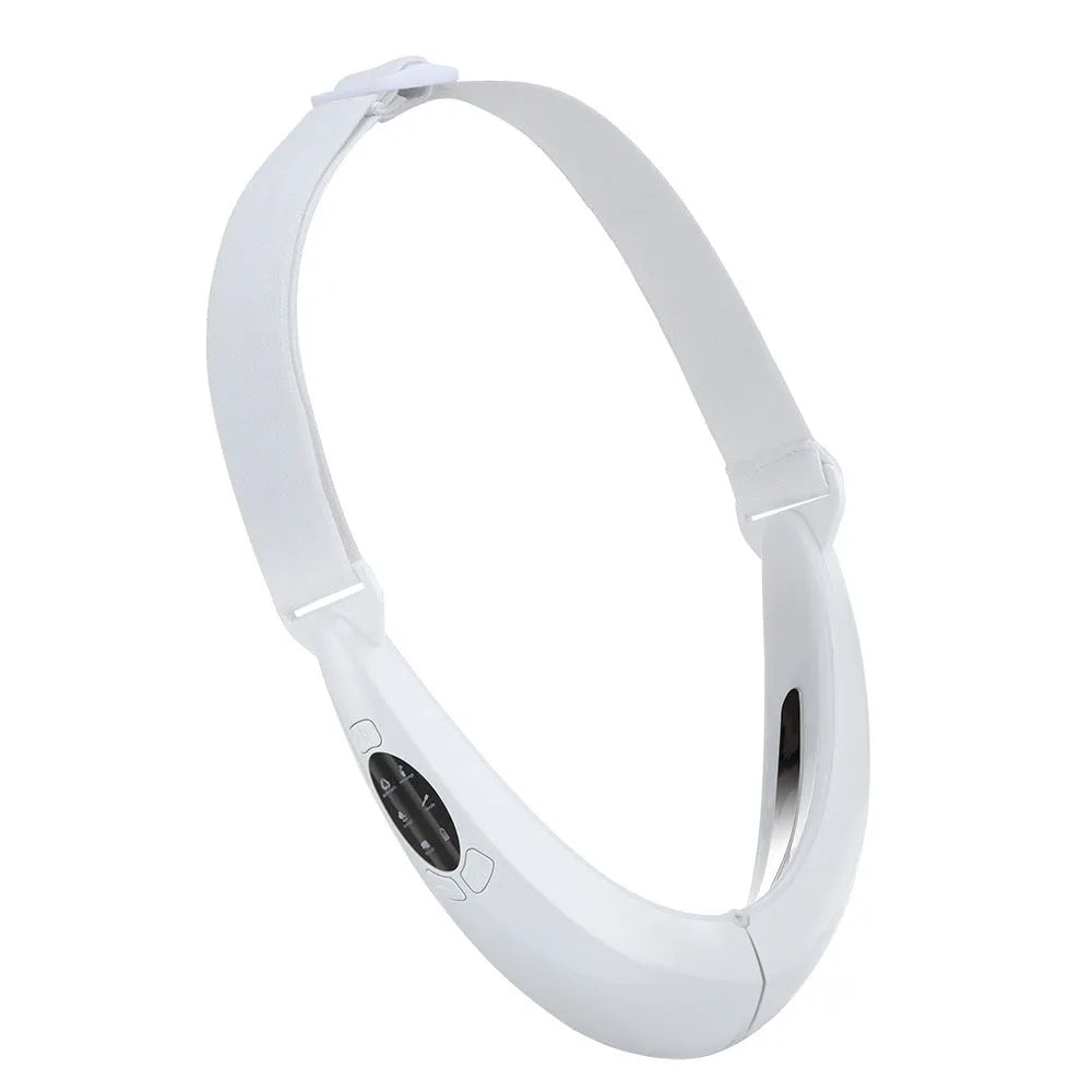 White facial lifting device with dual light therapy for skin tightening and acne reduction, measuring 170x110x500mm