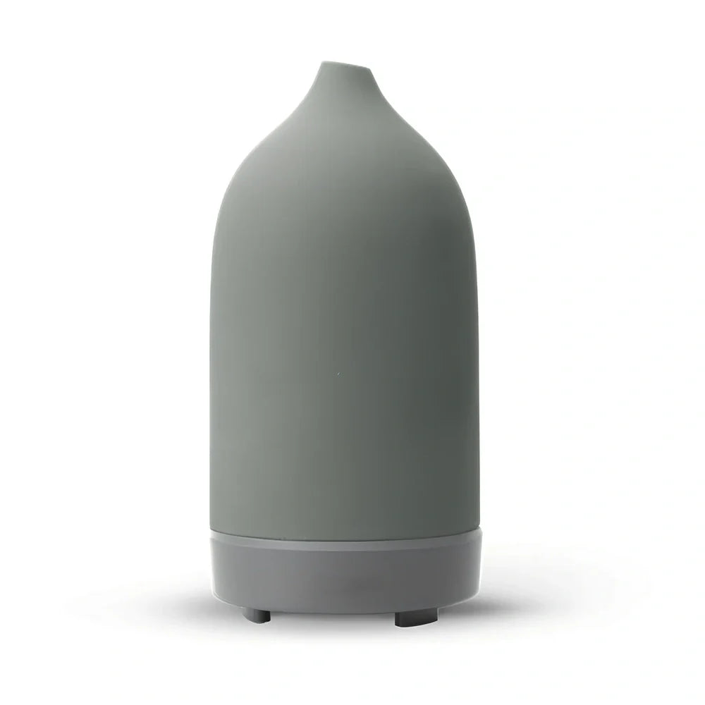 Ceramic aroma diffuser humidifier with 160ml water tank capacity in multiple colour options