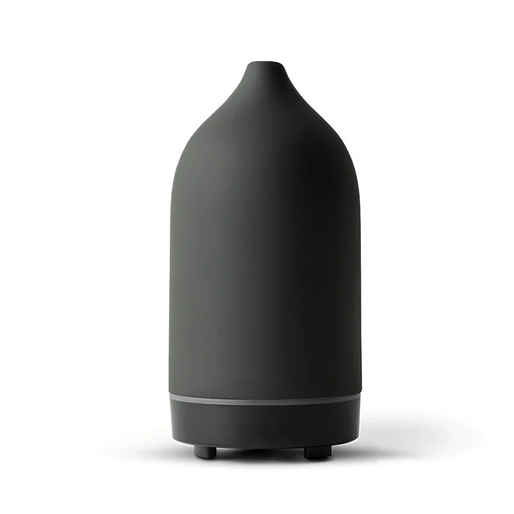 Ceramic aroma diffuser humidifier with 160ml water tank capacity in multiple colour options