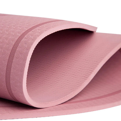 Double-sided anti-skid skipping mat in grey and pink, perfect for indoor workouts