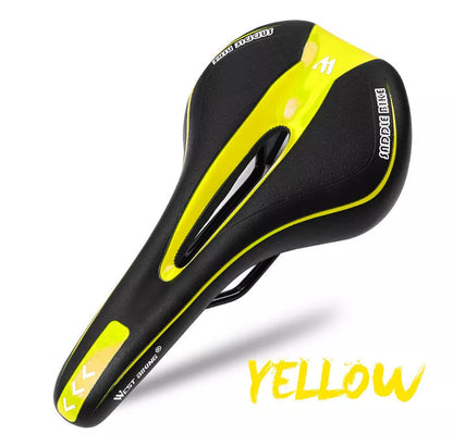 Lightweight hollow design bicycle seat for mountain and road bikes