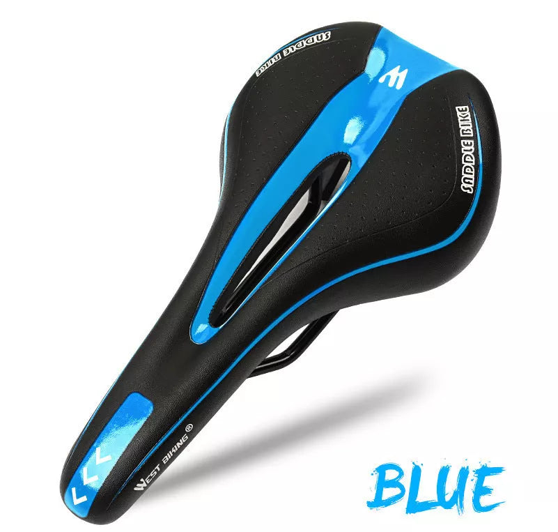 Lightweight hollow design bicycle seat for mountain and road bikes