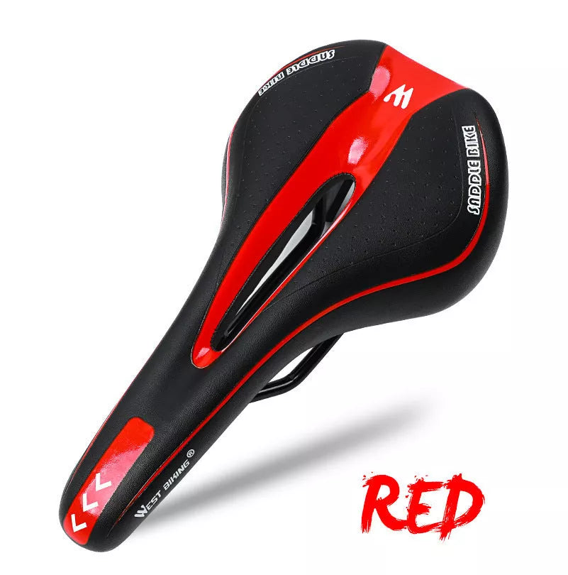 Lightweight hollow design bicycle seat for mountain and road bikes