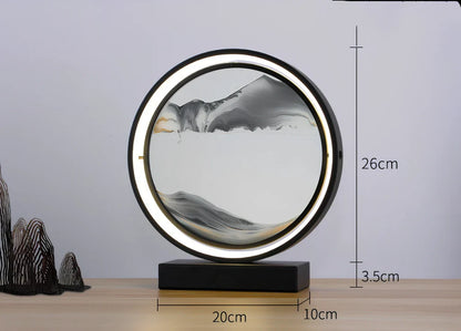 Glass table lamp with artistic designs and simple modern style for bedroom use