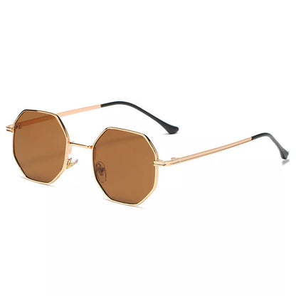 Retro small frame sunglasses with UV400 protection in various colors