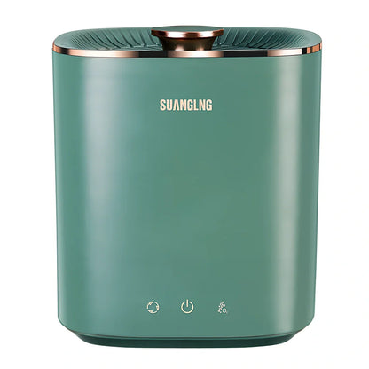 Green mini portable washing machine with 300mL capacity for underwear and socks