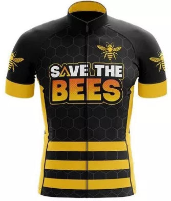 Short-sleeved bib cycling suit for men and women with moisture-wicking fabric