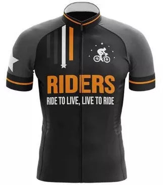 Short-sleeved bib cycling suit for men and women with moisture-wicking fabric