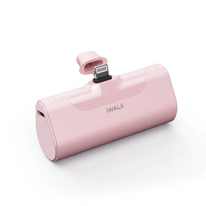 Mini ultra-thin power bank 4500mAh, 77x47x26mm, 92g, in white black pink green or red