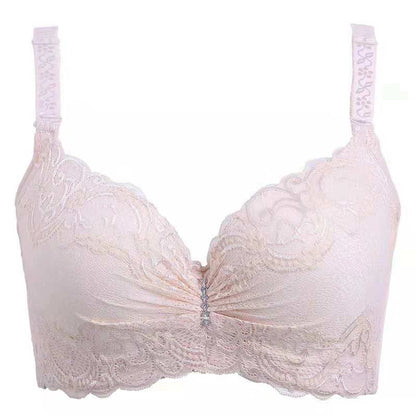 Uplifting lace bralette in various colors and sizes, featuring supportive design for natural lift and all-day comfort.