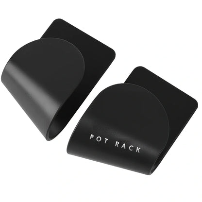 Wall-mounted pot cover storage rack with non-punching installation measuring 16.5cm wide