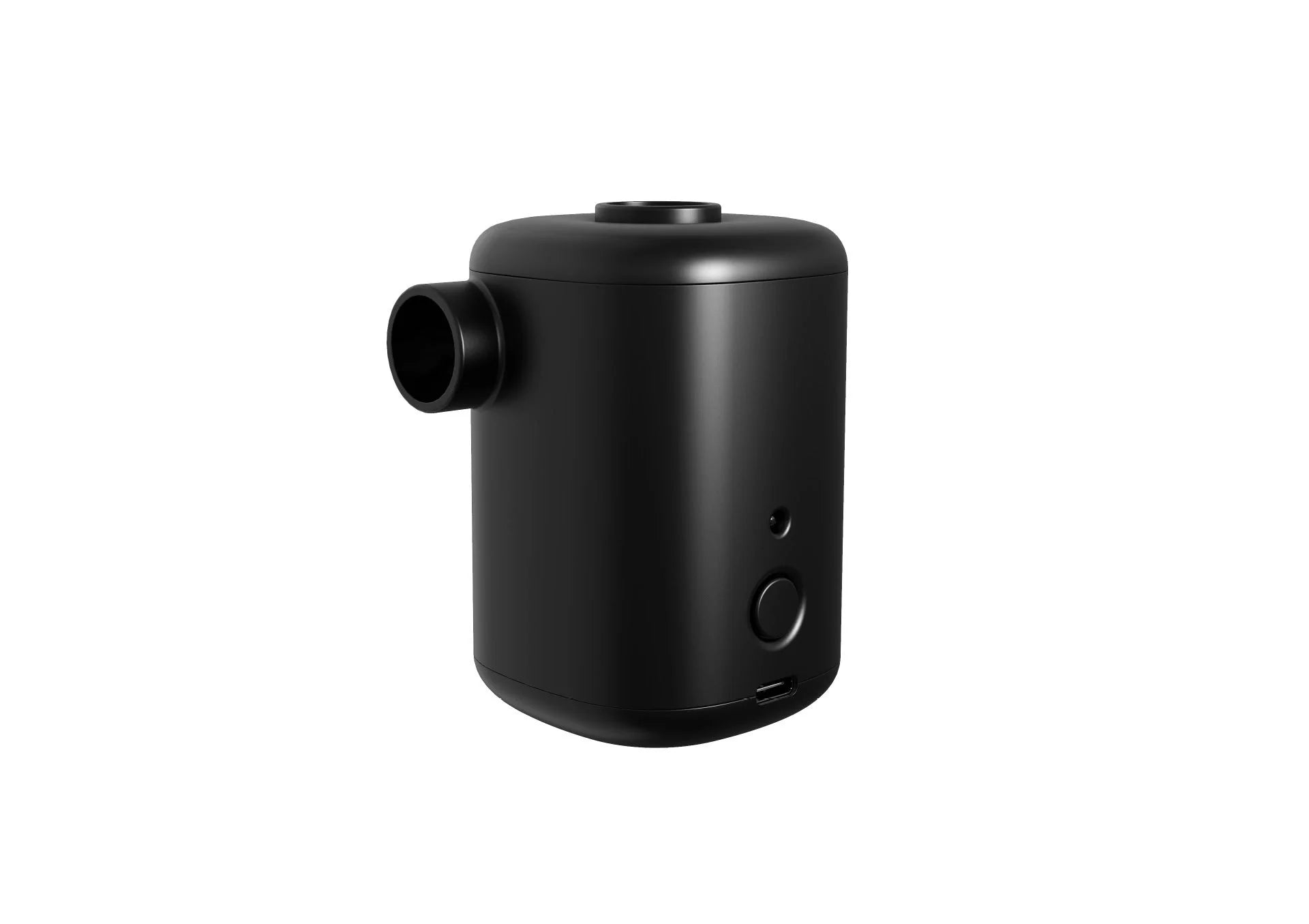 Mini electric inflator with USB charging port and LED display for outdoor and home use