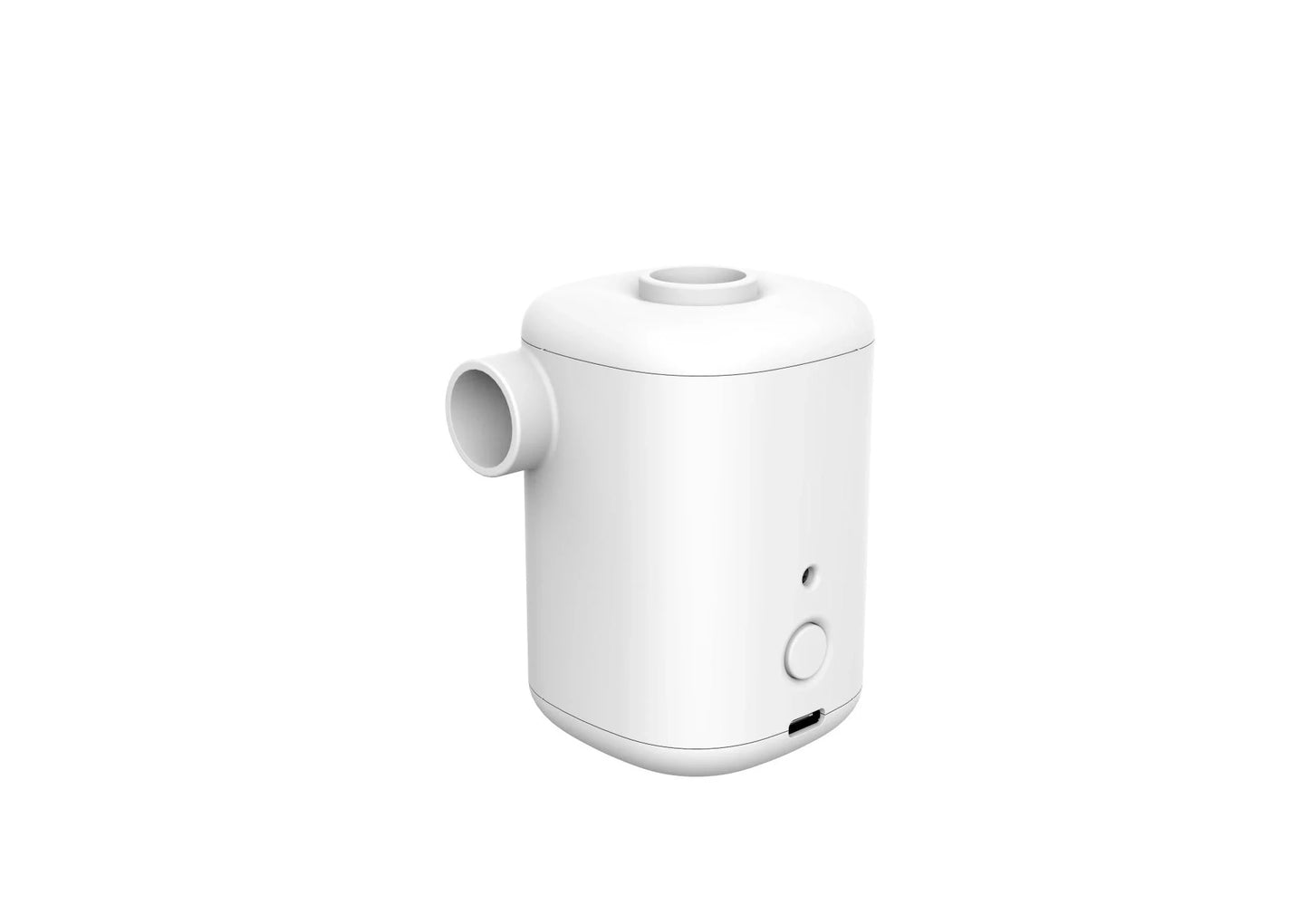 Mini electric inflator with USB charging port and LED display for outdoor and home use