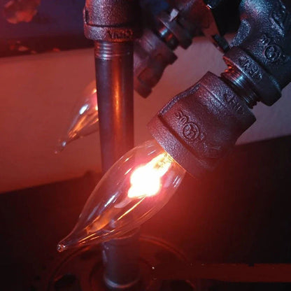 Retro Steampunk Rocket Night Light with a sleek, captivating design that adds vintage-inspired charm to any room