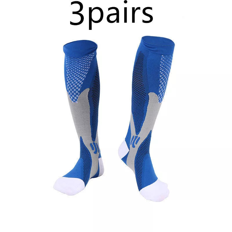 Outdoor Sports Magic Compression Stretch Socks in various colors for enhanced athletic performance