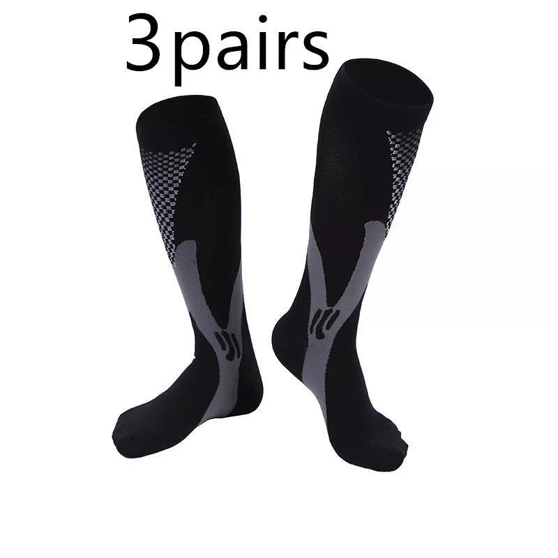 Outdoor Sports Magic Compression Stretch Socks in various colors for enhanced athletic performance