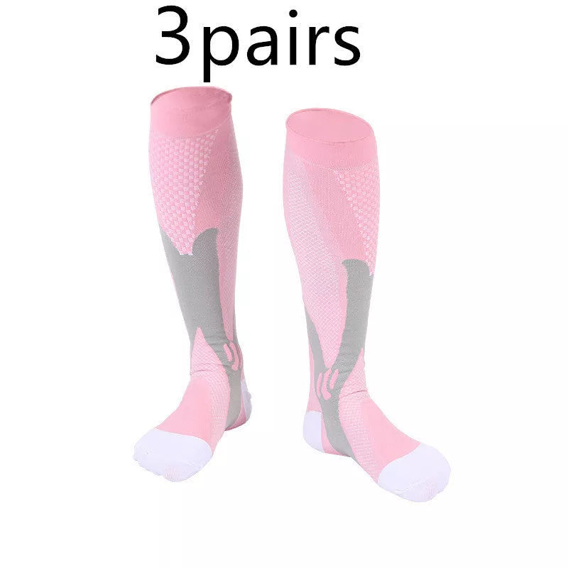 Outdoor Sports Magic Compression Stretch Socks in various colors for enhanced athletic performance