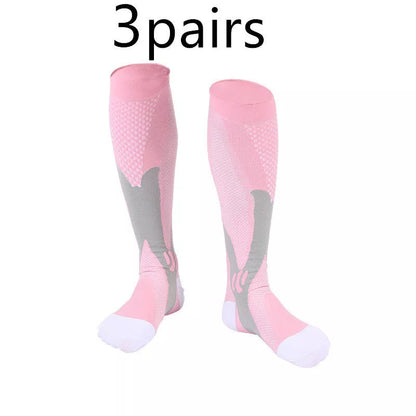 Outdoor Sports Magic Compression Stretch Socks in various colors for enhanced athletic performance