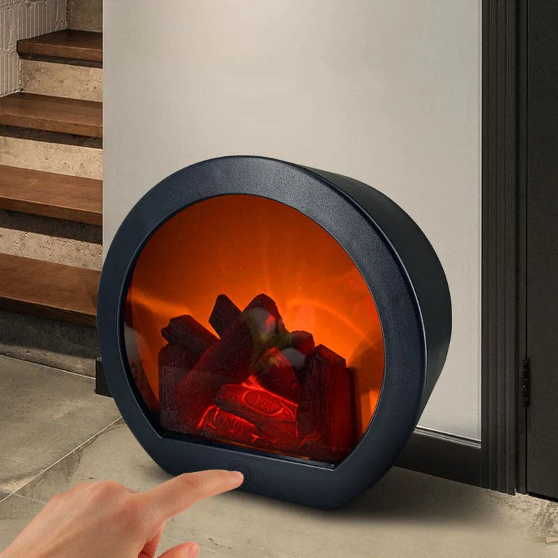 Dynamic Vision 3D Flame Touch Fireplace Lantern Lamp with realistic flickering flames
