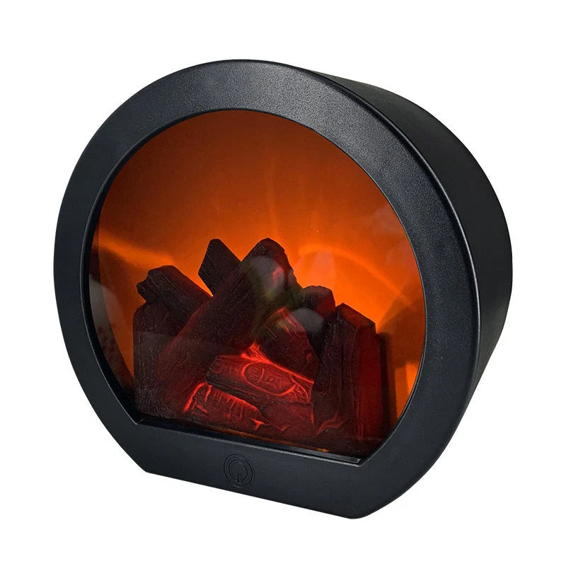 Dynamic Vision 3D Flame Touch Fireplace Lantern Lamp with realistic flickering flames