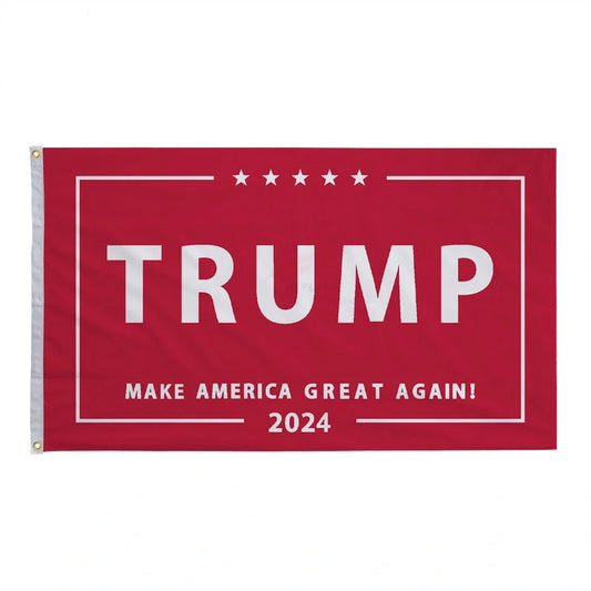 2024 Trump Fuck Biden custom flag 90x150cm pongee polyester with wooden pole, screen printed design