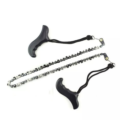 Camouflage Pull Strap Hand Zipper Saw with folding design for outdoor use
