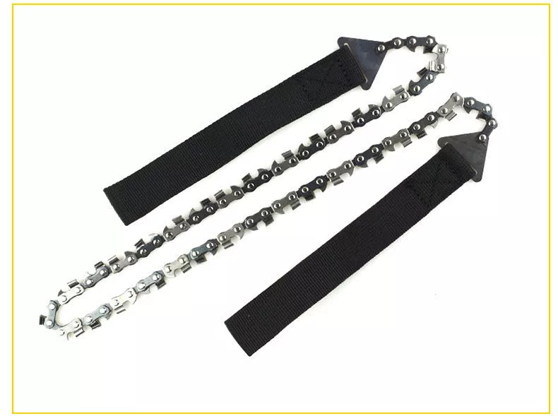 Camouflage Pull Strap Hand Zipper Saw with folding design for outdoor use