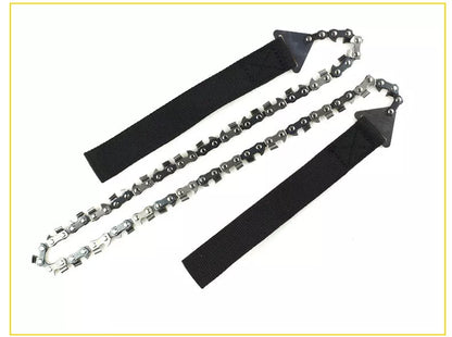 Camouflage Pull Strap Hand Zipper Saw with folding design for outdoor use