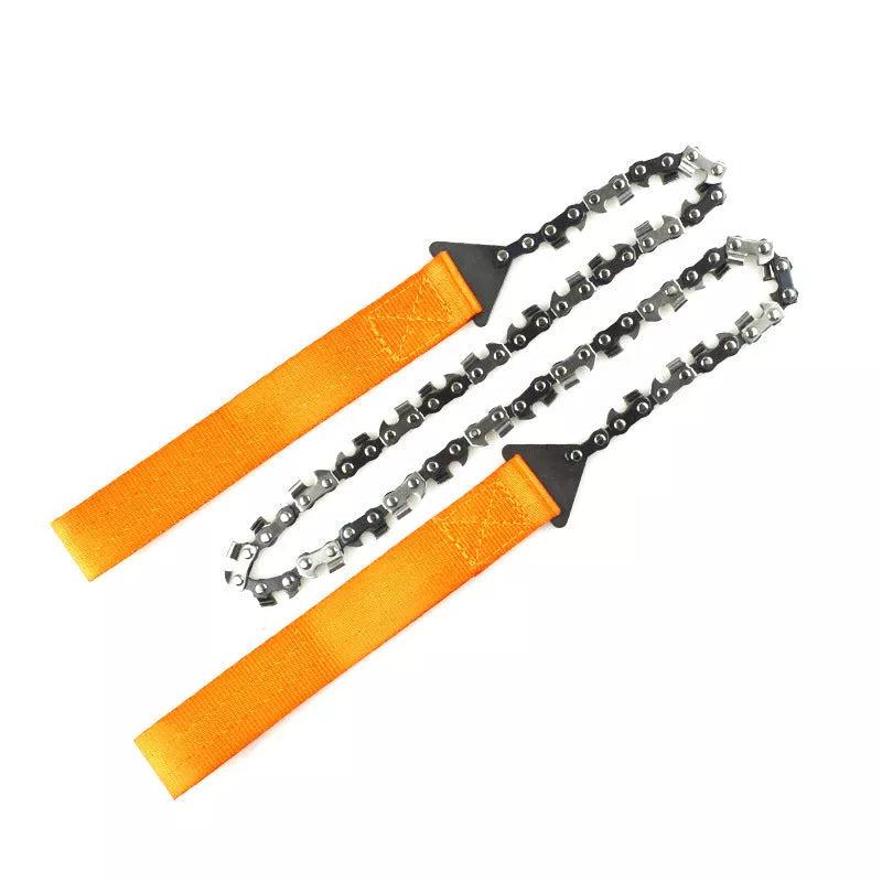Camouflage Pull Strap Hand Zipper Saw with folding design for outdoor use