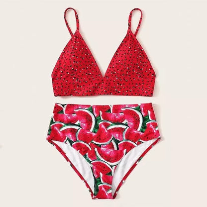 Women's push-up bikini swimsuit in polyester, available in multiple colors and sizes