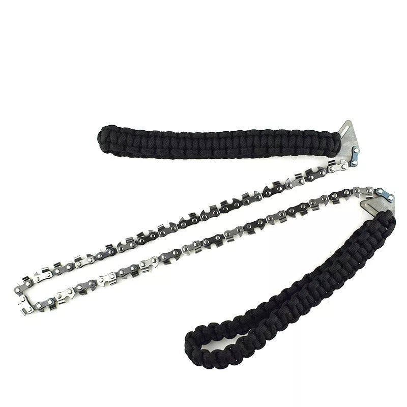 Camouflage Pull Strap Hand Zipper Saw with folding design for outdoor use