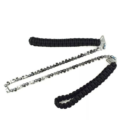 Camouflage Pull Strap Hand Zipper Saw with folding design for outdoor use