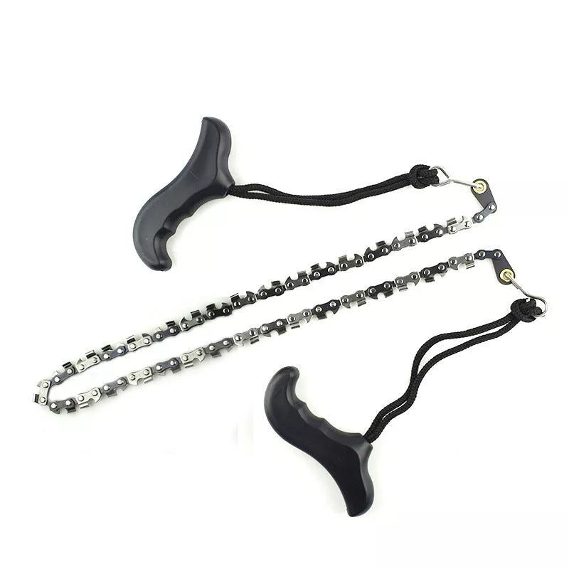 Camouflage Pull Strap Hand Zipper Saw with folding design for outdoor use