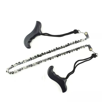 Camouflage Pull Strap Hand Zipper Saw with folding design for outdoor use